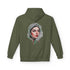 Palestine Woman Art Hoodie Unisex - Keffiyeh Scarf Dual-Sided Graphic Pullover
